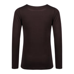 A2Z 4 Kids Girls Plain Long Sleeve T Shirt Soft Feel PE School Activewear Shirts