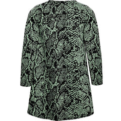 Kids Girls Swing Dress Long Sleeve Snake Flared Party Wear Summer Dresses 5-13