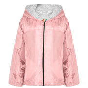 A2Z 4 Kids® Girls Boys Raincoats Jackets Kids Baby Pink Lightweight Kag Mac Waterproof Hooded Jacket Cagoule Rain Mac Age 5 6 7 8 9 10 11 12 13 Years