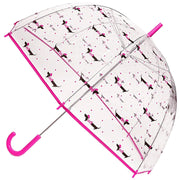 A2Z Ladies Transparent Dome Umbrella Wind and Rain Resist Outdoor Travel Brolly - A2Z 4 Kids