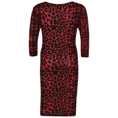 Kids Girls Leopard & Tartan Print Midi Dress Legging Top Bottom Age 5-13 Years