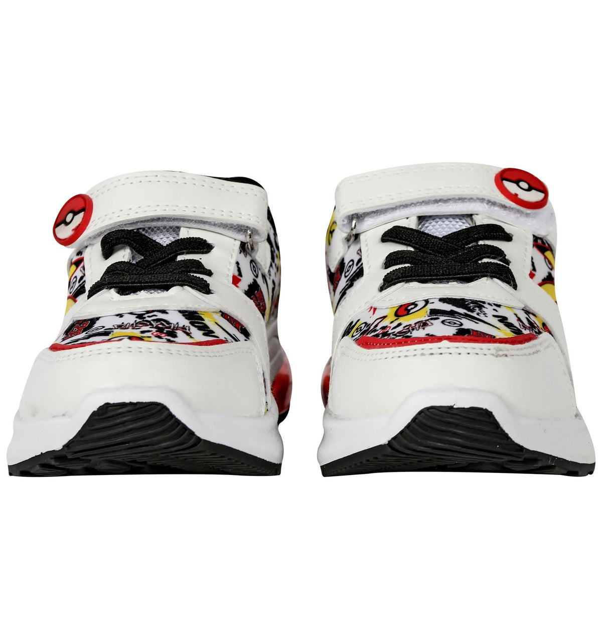 Kids Boys Pokemon Light-Up Trainers Official Pikachu Shoes LED Flashing Soles