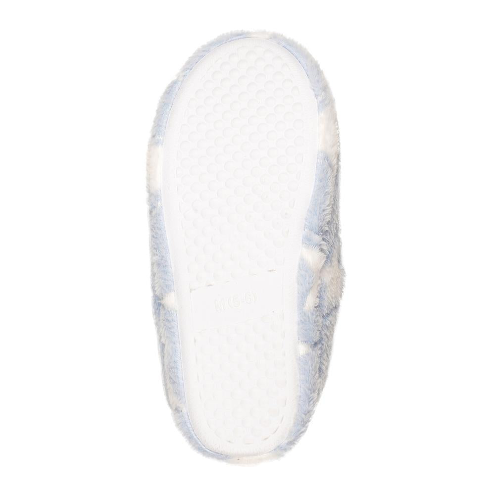 A2Z Ladies Star Mule Slippers Warm Plush Indoor Slip On Slipper Soft Lined Shoes