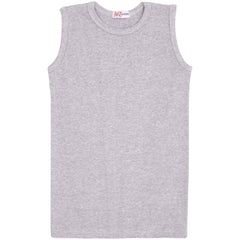 Kids Girls Ribbed Vest Top 100% Thick Cotton Fashion Tank Tops T Shirt 2-13 Year