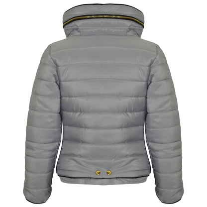 A2Z 4 Kids Girls Jacket Kids Stylish Padded Silver Puffer Bubble Fur Collar Quilted Warm Thick Coat Jackets Age 3 4 5 6 7 8 9 10 11 12 13 Years