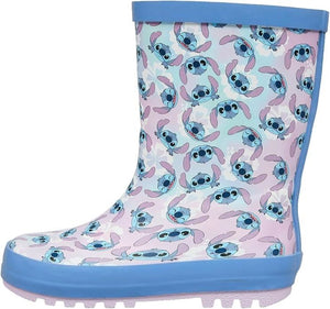 Kids Girls Disney Lilo Stitch Wellies Wellington Boots with Official Licensed