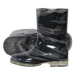 A2Z 4 Kids Boys Camouflage PVC Rain Boots Waterproof Mid-Calf Anti-Slip Wellies