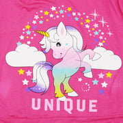 A2Z 4 Kids Girls Dabbing Unicorn Unique Tracksuit Kids Designer's Rainbow Floss Hooded Pink Top & Legging Lounge Wear New Age 7 8 9 10 11 12 13 Years