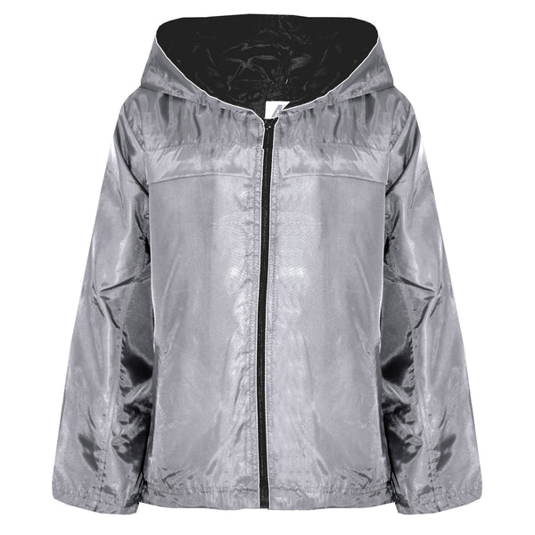 Girls Boys Raincoats Jackets Kids Waterproof Hooded Cagoule Age 5-13 Years