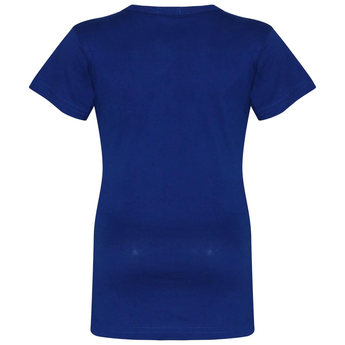 Kids Girls T Shirts Cotton Plain School T-Shirt Top New Age 2-13 Yr - A2Z 4 Kids