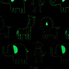 A2Z 4 Kids Girls Boys Blanket Safari Animals Glow in The Dark Throw Blankets