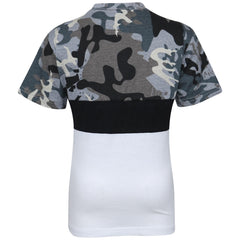 Kids Colour Contrast Panel Top & Shorts Set Summer Wear Girls Boys Age 5-13 yrs