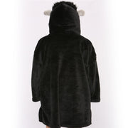 A2Z Unisex Mens Ladies Oversized Kangaroo Pocket Hooded Animal Wearable Blanket