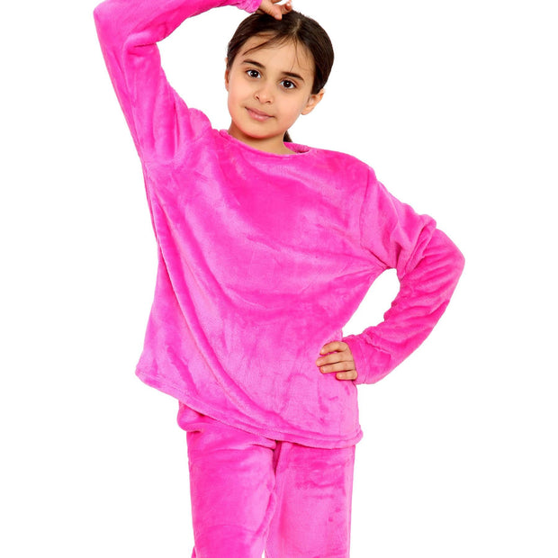 A2Z 4 Kids Childrens Warm Fleece twosie Crew Neck Pyjamas For Boys & Girls Sleepover 2 Piece Gift Set Age 5-6, 7-8, 9-10, 11-12 & 13 years