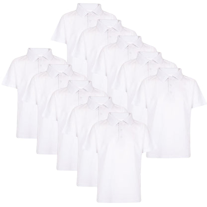 Kids Boys T Shirts Plain Polo Summer Fashion Soft Feel Tank Top & Tees 3-13 Year