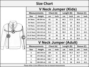 Kids Girls Boys Scouts School Uniform V Neck Jumper Single & 2 Pack Sweatshirt - A2Z 4 Kids