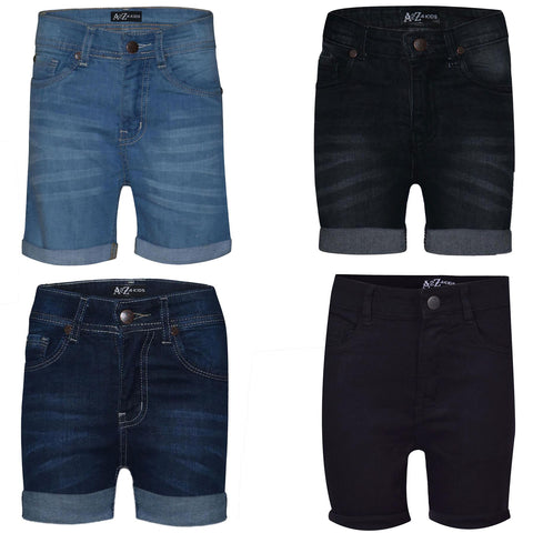 Kids Girls Shorts Skinny Jeans Denim Comfort Stretch Hot Pants Summer Short 5-13