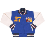 Kids Girls Boys Baseball Jacket Varsity Style Athletic Embroidered School Jacket - A2Z 4 Kids