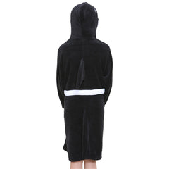 A2Z 4 Kids Super Soft 3D Shark Animal Hooded Bathrobe Dressing Gown Beach Robe