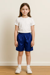 Kids Girls Boys Shadow Stripe PE Shorts Sports Football Gym School Short 2-13