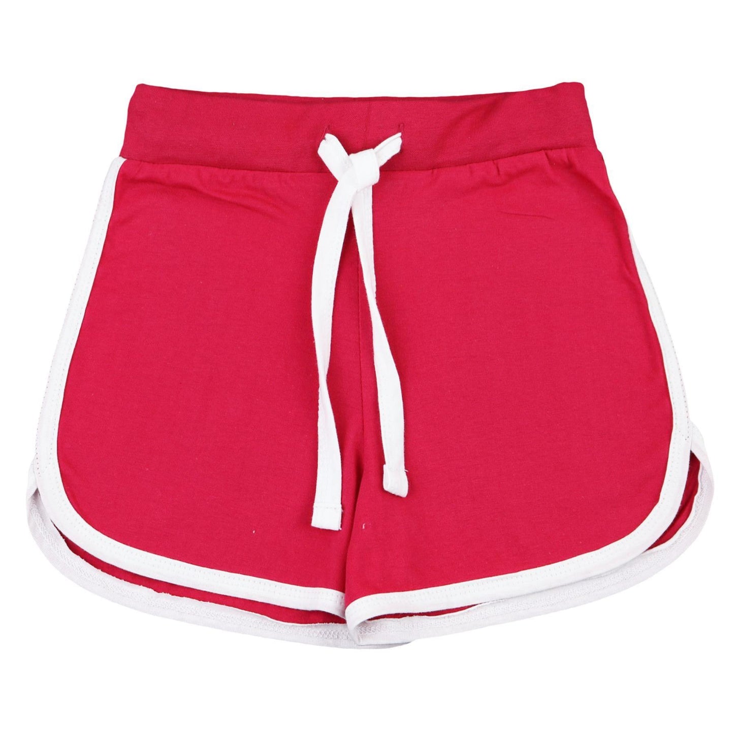 Kids Girls Shorts Contrast Athletic Gym Wear Dance Sports Summer Hot Short Pants
