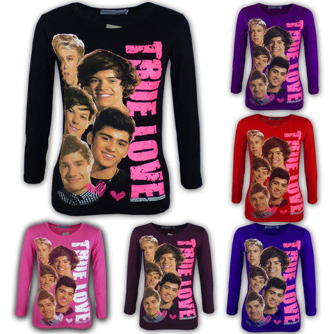 Kids Girls One Direction T Shirts Party Fashion Summer T-Shirt Tank Tops & Tees