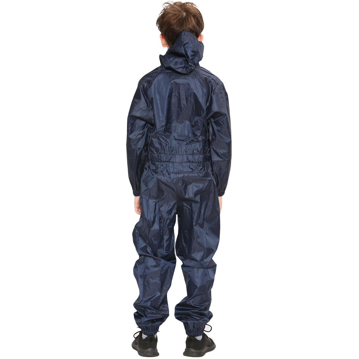 Girls Boys Raincoat Kids Puddle Suit All in One Waterproof Hooded Rainsuit