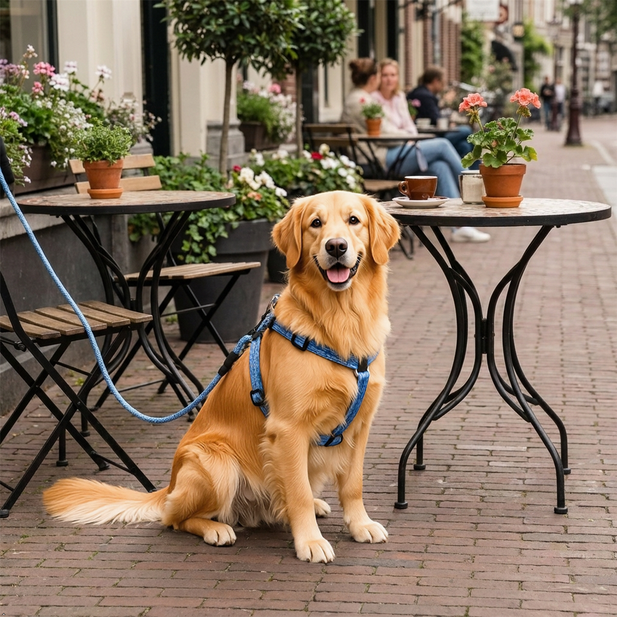 A2Z Dog Collar Harness And Lead Set Reflective Adjustable Walking Set