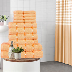 A2Z Luxurious 10 Piece Towel Bath Towel Soft and Absorbent Hand Towel Face Towel