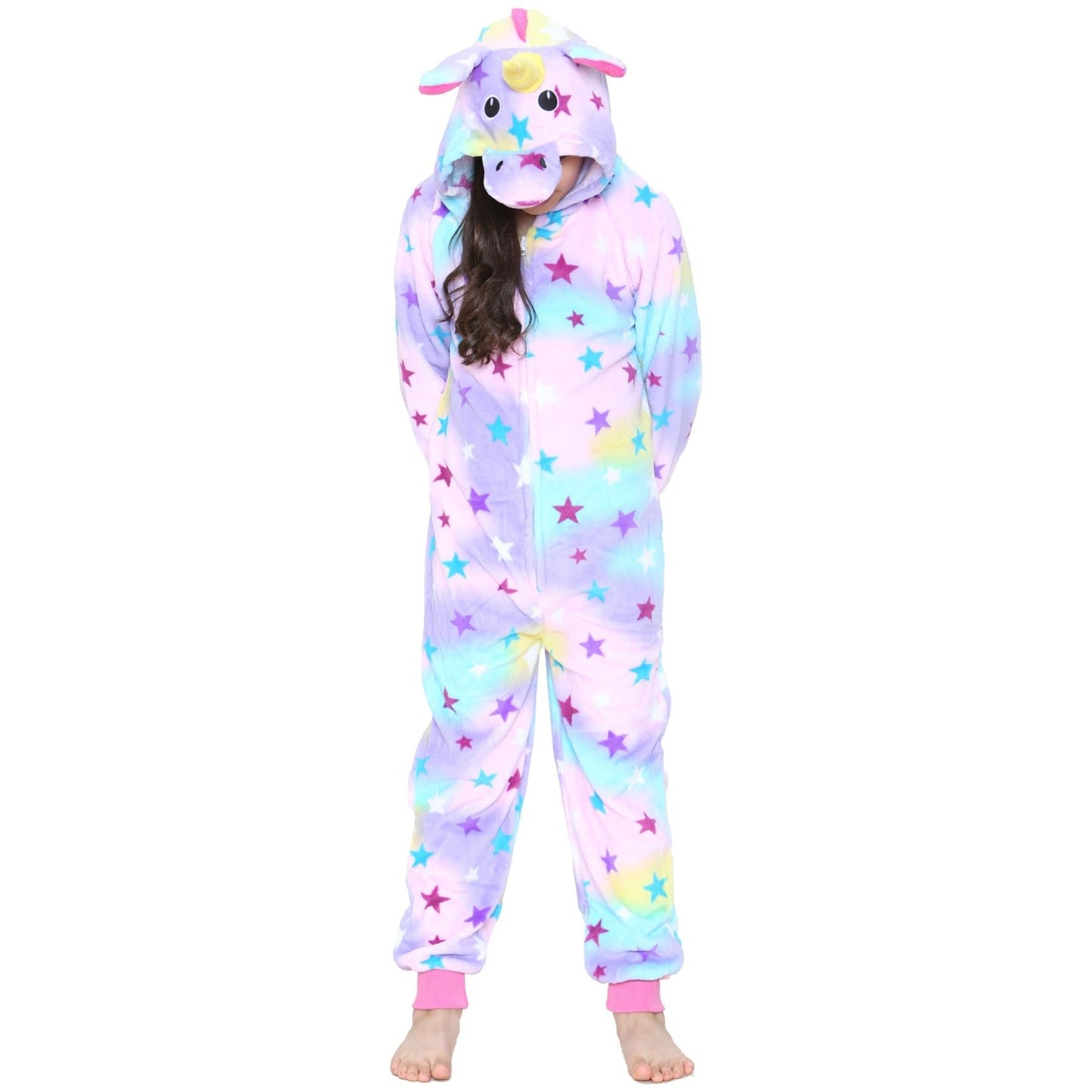 Kids A2Z Onesie One Piece Unicorn Pyjamas Costume For Girls Age 2-13