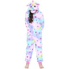 Kids A2Z Onesie One Piece Unicorn Pyjamas Costume For Girls Age 2-13