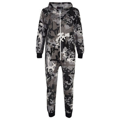 Kids Girls Boys A2Z Onesie One Piece Camouflage Print Jumsuit Playsuit 5-13 Year