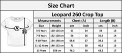Kids Girls Crop Tops Leopard T-Shirt Tank Top & Tees New Age 5-13 Years
