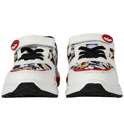 Kids Boys Pokemon Light-Up Trainers Official Pikachu Shoes LED Flashing Soles