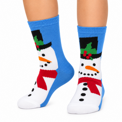 Kids Boys Girls Cotton Rich Christmas Socks Xmas Festive Soft Winter Socks