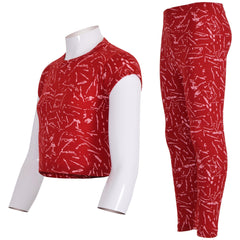 Girls Top Kids Splash Print Stylish Crop Top & Fashion Legging Set Age 7-13 Year