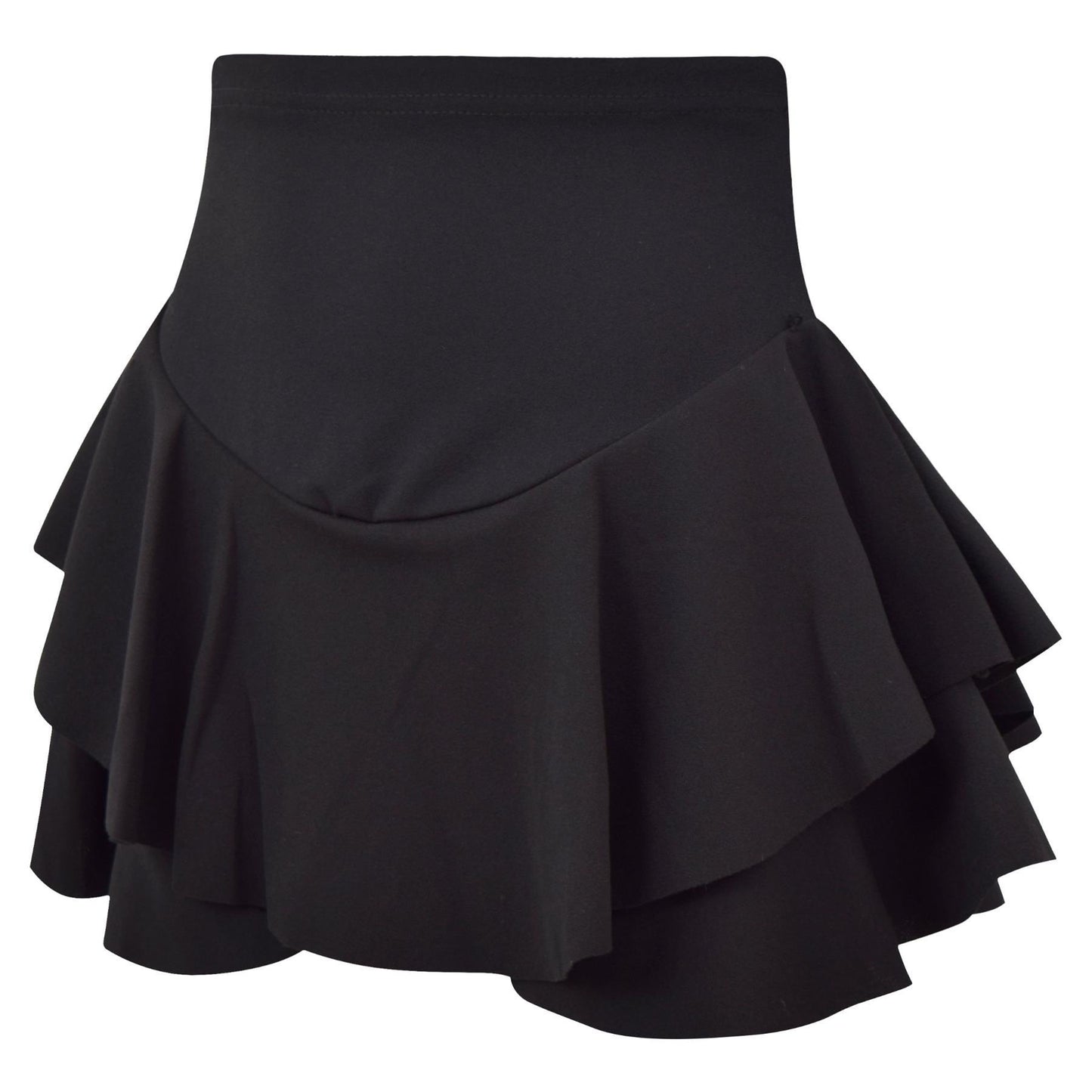 A2Z 4 Kids Girls High Waisted Ruffle Mini Skirt Double Layered Short Party Dress