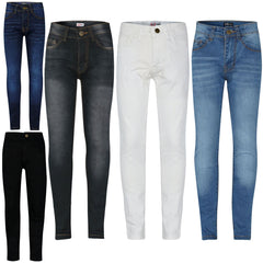 Girls Skinny Jeans Denim Pants Fit Trousers Jeans for Children Age 3-14 Years