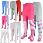 A2Z 4 Kids Infant Toddler Baby Girls Cotton Rich Pack Of 2 Tights Comfortable Stretchy Warm Durable Super Soft Newborn Children's Leggings Age 0-6 Months 6-12 Months 12-18 Months 18-24 Months