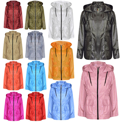 Kids Raincoat Jackets Waterproof Hooded Raincoat Children Age 5-13 Years