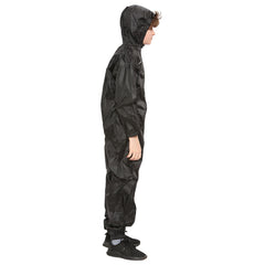 Girls Boys Raincoat Kids Puddle Suit Rainwear Waterproof Hooded Rainsuit 2-13 Yr