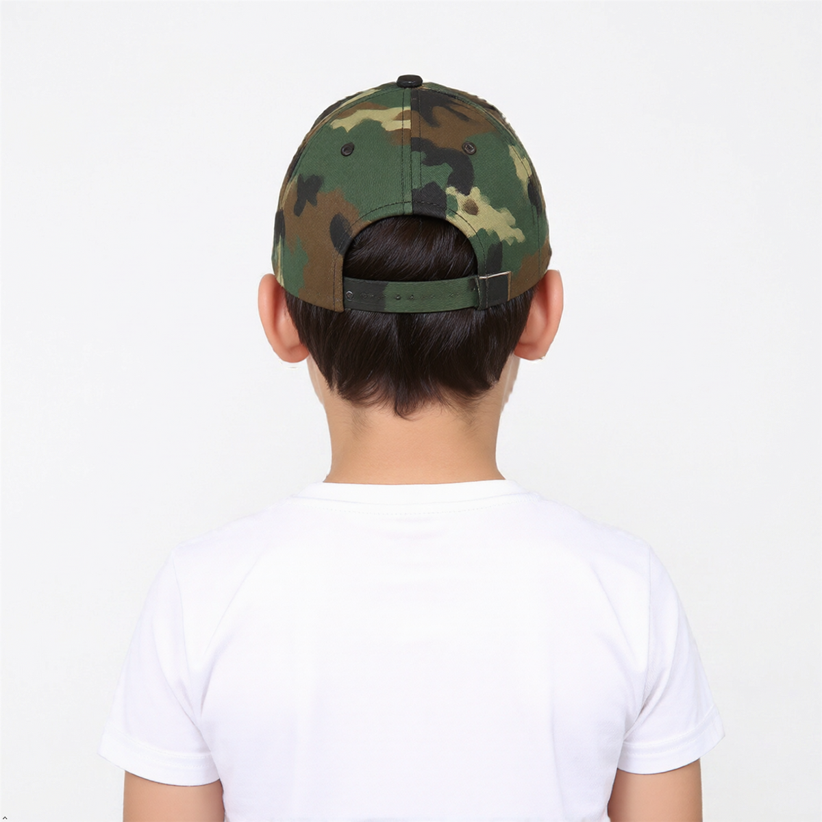 Boys True Camo Baseball Cap Kids Cotton Adjustable Summer Peak Hat Age 3-12