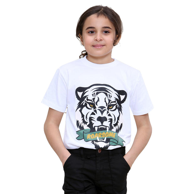 Kids Girls T Shirts Roarsome Printed Summer Tank Top & Tees