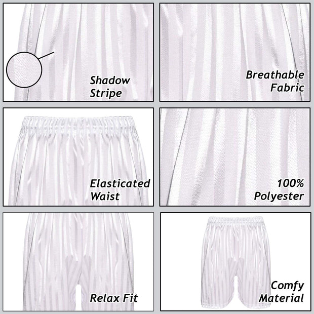 A2Z 4 Kids Shadow Stripe PE Shorts Pack of 2 Football Gym Shorts Age 2-13 Years