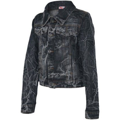 A2Z 4 Kids Girls Denim Jackets Tie Dye Faded Jeans Fashion�Coat�5-13�Years