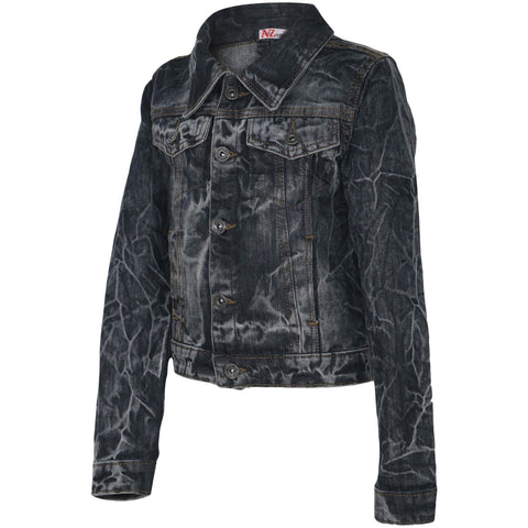 A2Z 4 Kids Girls Denim Jackets Tie Dye Faded Jeans Fashion�Coat�5-13�Years