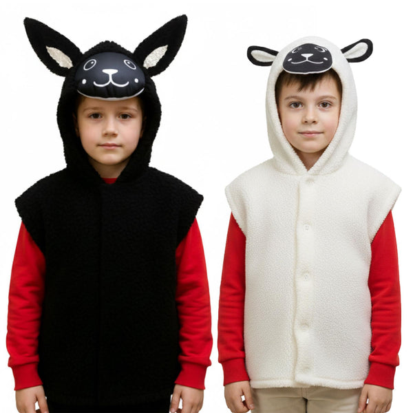 Kids Lamb Costume for Nativity Play School Shows  for Children Age 3 to 8 Years