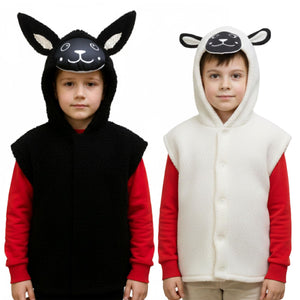 Kids Lamb Costume for Nativity Play School Shows  for Children Age 3 to 8 Years