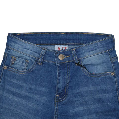 Kids Girls Jeans Designer Unicorn Dab Denim Stretchy Pants Fit Trousers 5-14 Yr