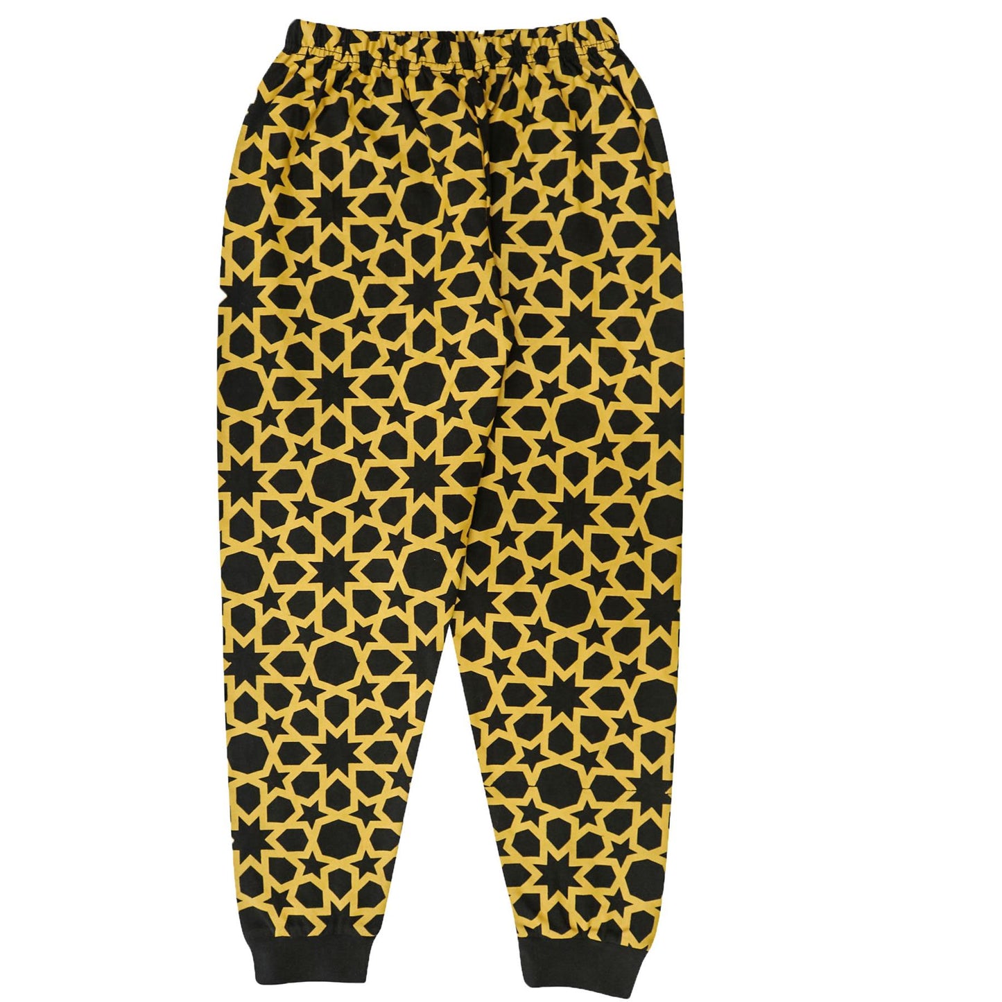 Kids Girls Childrens Black Eid PJS Pyjamas Sleepover 2 Piece Cotton Gift 2-13